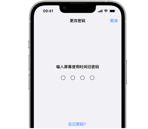 托喀依乡iPhone屏幕维修分享iPhone屏幕使用时间密码忘记了怎么办 